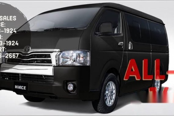 Brand New 2017 Toyota Hiace Lowest DP ALL IN PROMO