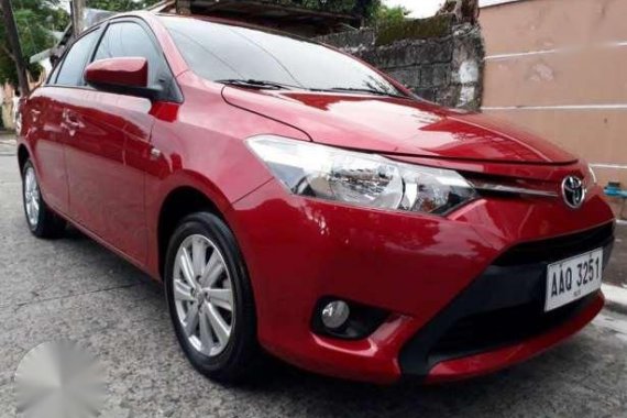2014 Toyota Vios E AT 1.3 VVTi Red For Sale