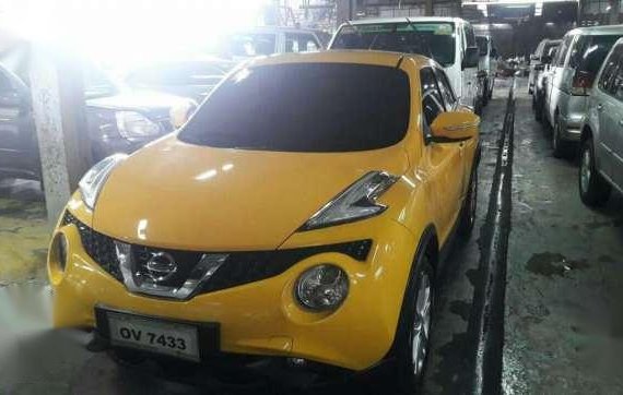 Nissan Juke 2016 AT Yellow SUV For Sale