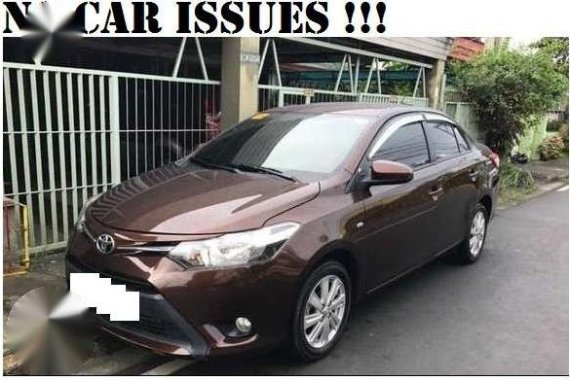 Toyota Vios E 2015 MAnual open for Financing No Car issues innova rio