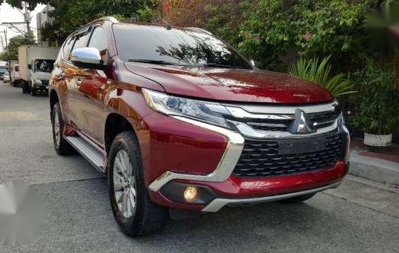 2016 Mitsubishi Montero Sport GLS AT Red
