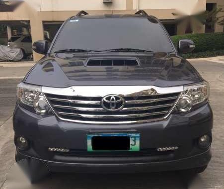 2013 Toyota Fortuner 4x2 G AT Gray For Sale