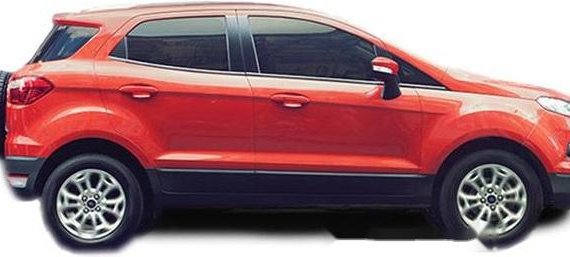 Ford Ecosport Trend 2017 SUV orange for sale 