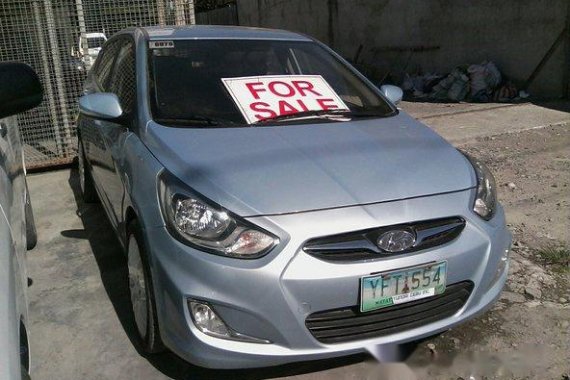 Hyundai Accent 2013 blue for sale 