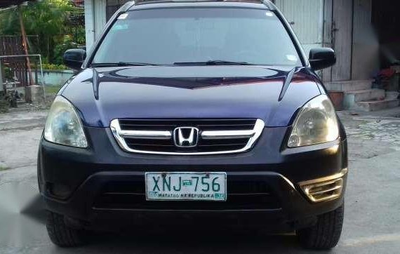 Honda CRV 2004 2nd Gen AT Blue For Sale