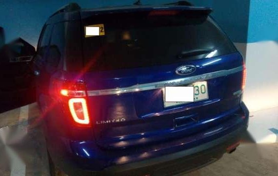 Ford Explorer Ecoboost Limited Edition 2x4 2014 Blue 19000 km only
