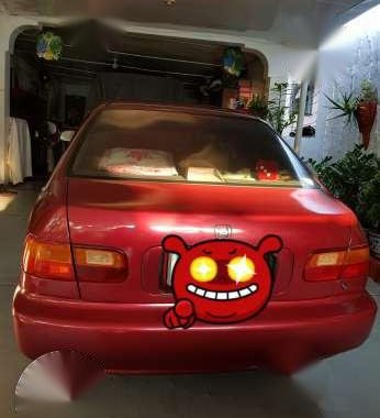 Honda Civic 1994 AT Red Sedan For Sale