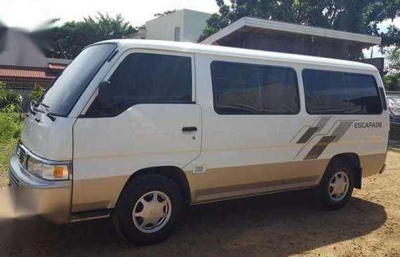 2015 Nissan Urvan Escapade MT White For Sale