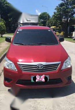 Toyota Innova E Diesel 2013 Red For Sale