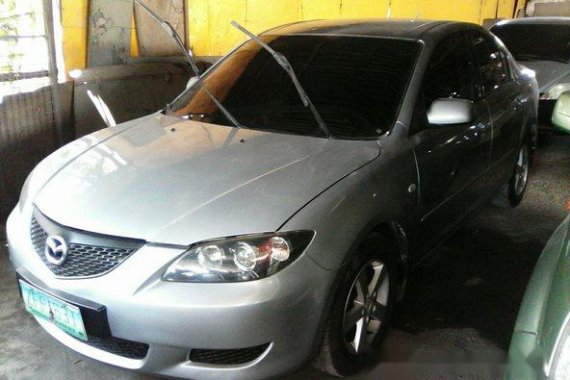 Mazda 3 2007 sedan silver for sale 