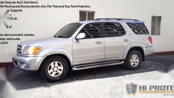 2001 Toyota Sequoia 4x2 AT Silver For Sale