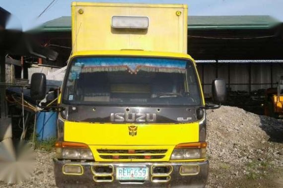 Isuzu Elf Closedvan 2006 4hf1 MT Yellow For Sale
