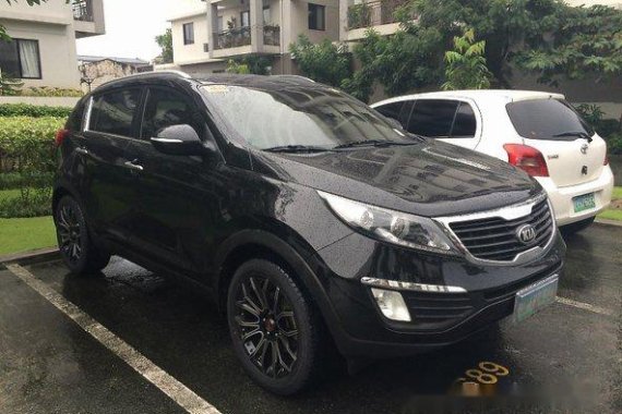 Kia Sportage 2012 SUV black for sale 