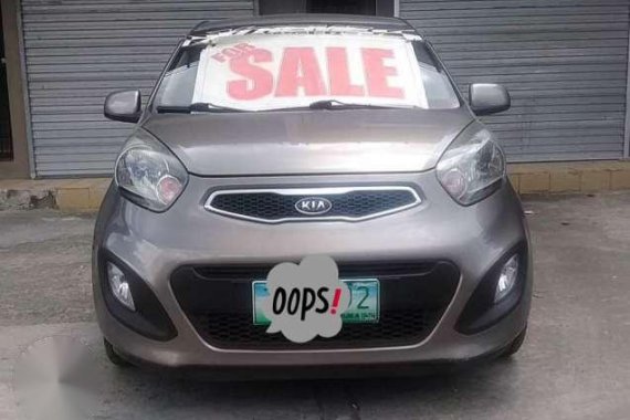 Kia Picanto 2012  EX 1.0 MT Gray For Sale