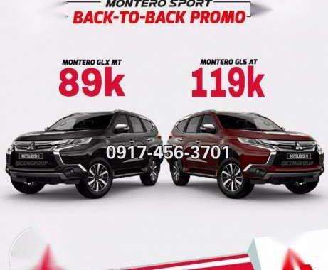 LowestALLin89k! Montero Sport 2017 Glx 4x2 Manual