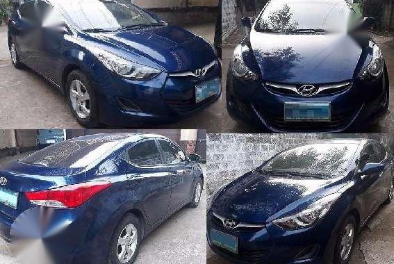 Elantra 2014Hyundai Blue -