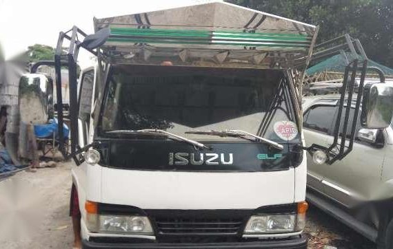 Isuzu Elf Double Cab  2014 MT White For Sale