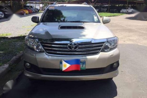 2014 Toyota Fortuner 4x2 V AT Beige For Sale
