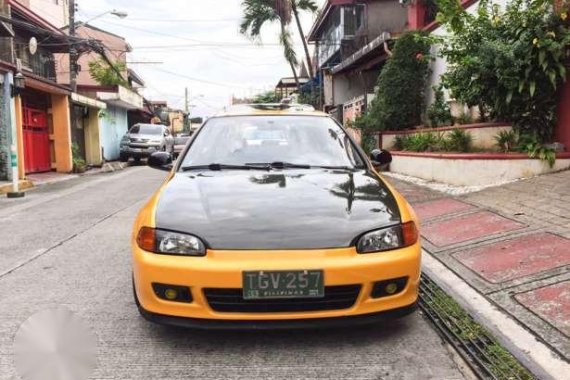 Honda Civic Hatchback SR3 1992 AT Yellow 