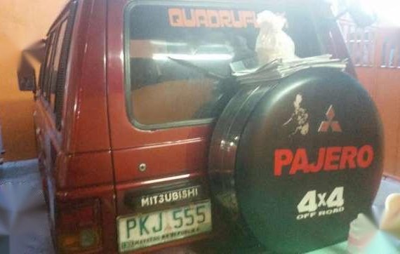 1988 Mitsubishi Pajero 4x4 MT Red For Sale