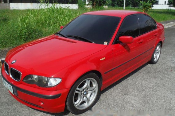2002 BMW 3181 red sedan for sale 