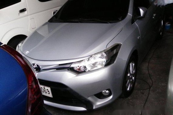 Toyota Vios E 2015 sedan silver for sale 