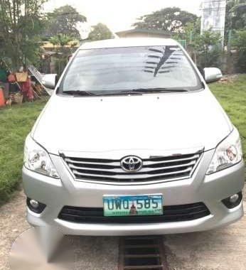 toyota innova 2013 G gas