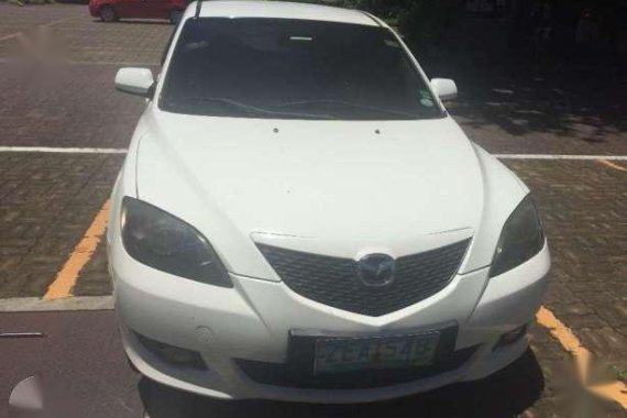 2006 Mazda 3 Hatchback AT White For Sale