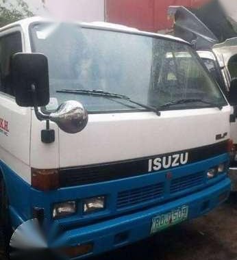 isuzu elf dropside and boomtruck