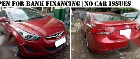 Hyundai Elantra 2014 MT Red Sedan For Sale