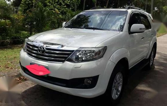 FLAWLESS Toyota Fortuner G 2012 FOR SALE