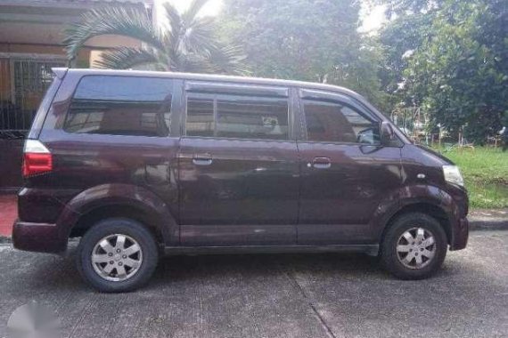 Suzuki Apv 2009 MT Red MPV For Sale