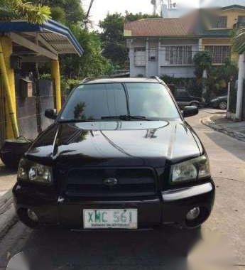 2004 Subaru Forester 2.0 X Black