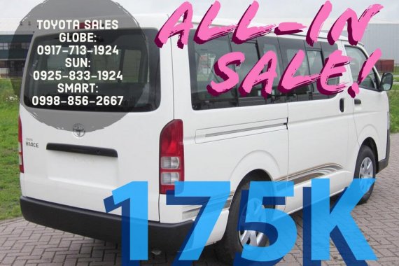 Sell Brand New 2019 Toyota Hiace Van Manual in Metro Manila 