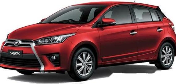 Toyota Yaris E 2017 red for sale 