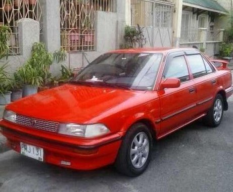 1990 Toyota Corolla GL MT Red For Sale