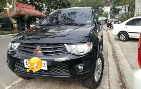 2014 Mitsubishi Strada GLX 4x2 MT Black For Sale