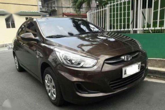 2015 Hyundai Accent E AT Brown