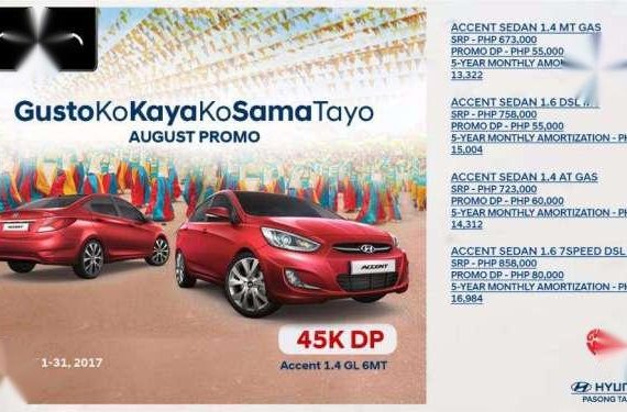 Hyundai Accent Sedan brand new for sale 