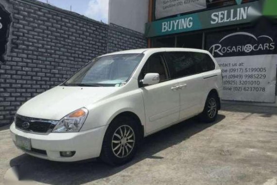 2011 Kia Carnival EX LWB A/T White For Sale