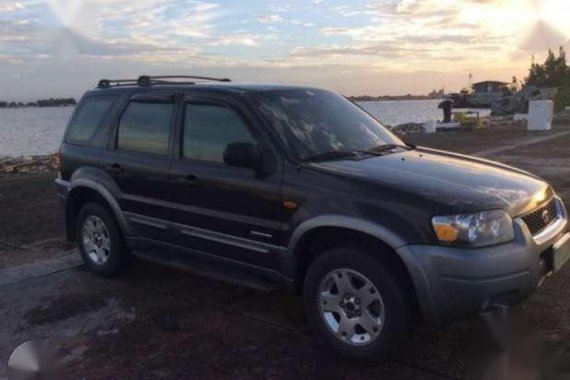 Ford Escape 4x2 XLT Black 2006 acquired low mileage for sale