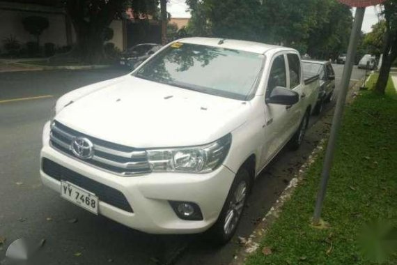 2016 Toyota Hilux J Manual G White For Sale 