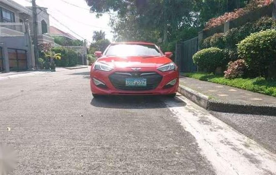 2013 Hyundai Genesis 3.8 MT Red Coupe For Sale