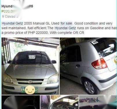 For sale Hyundai Getz 2005