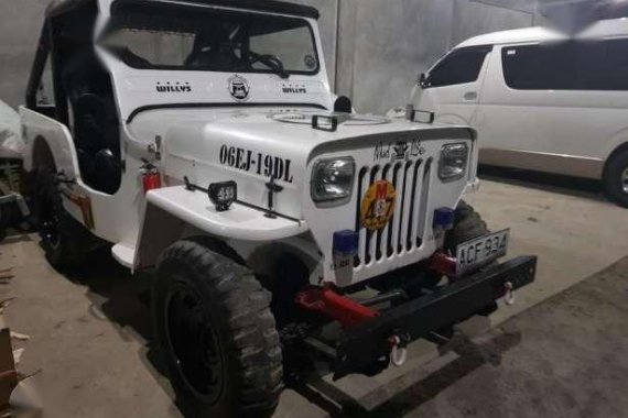 Willys Jeep truck white for sale 