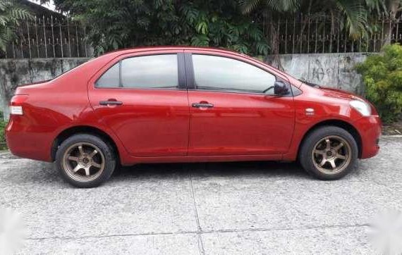 2009 vios j sedan red for sale 