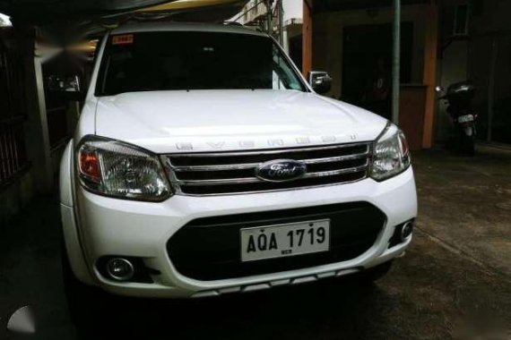 Ford Everest 2015 LE AT White SUV For Sale