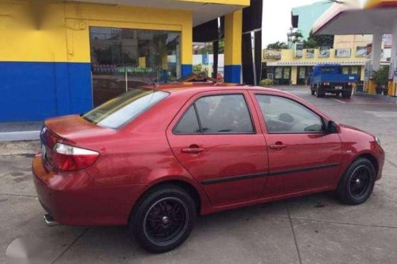 Toyota Vios 1.3 E Manual 2006 Red For Sale