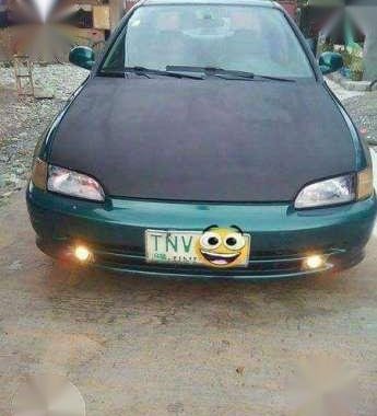 honda civic sedan green for sale 