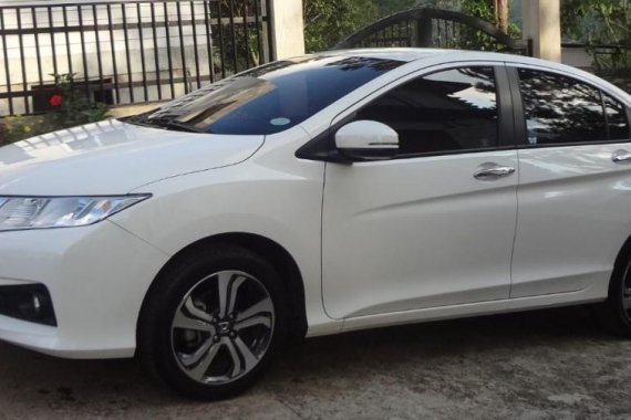 Honda City 2015 Gasoline Cvt White for sale 